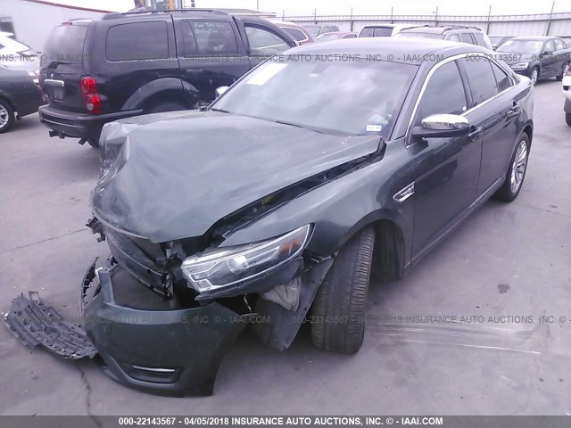 1FAHP2F82GG106352 - 2016 FORD TAURUS LIMITED GRAY photo 2