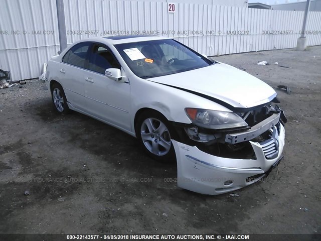 JH4KB16576C006945 - 2006 ACURA RL WHITE photo 1