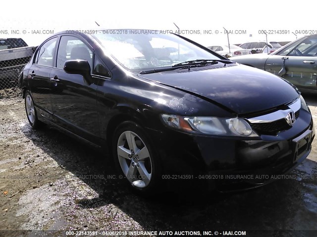 2HGFA1F67BH504036 - 2011 HONDA CIVIC LX-S BLACK photo 1