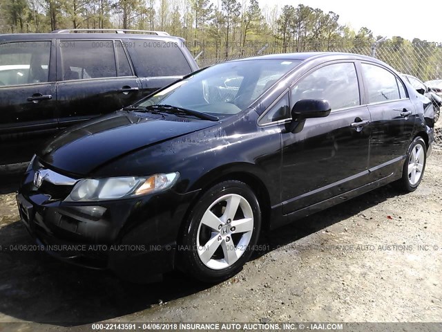 2HGFA1F67BH504036 - 2011 HONDA CIVIC LX-S BLACK photo 2