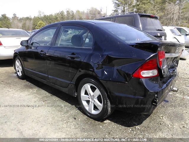 2HGFA1F67BH504036 - 2011 HONDA CIVIC LX-S BLACK photo 3