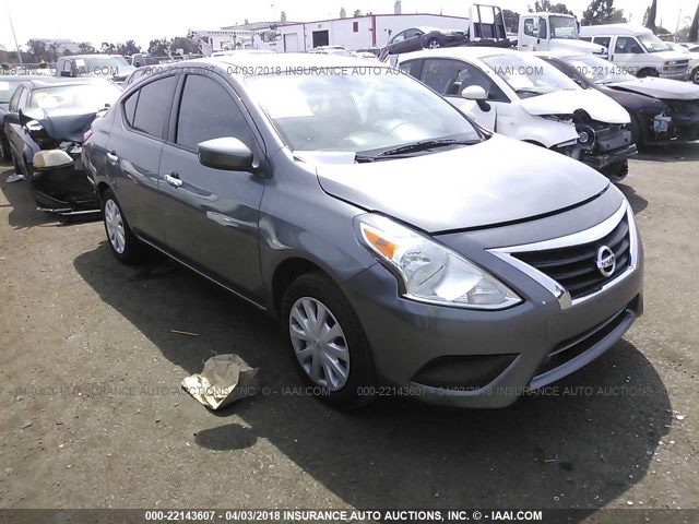 3N1CN7AP3GL805316 - 2016 NISSAN VERSA S/S PLUS/SV/SL GRAY photo 1