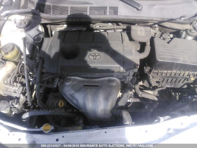 4T1BF3EK4BU596353 - 2011 TOYOTA CAMRY SE/LE/XLE WHITE photo 10