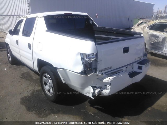 2HJYK16226H573283 - 2006 HONDA RIDGELINE RT WHITE photo 6