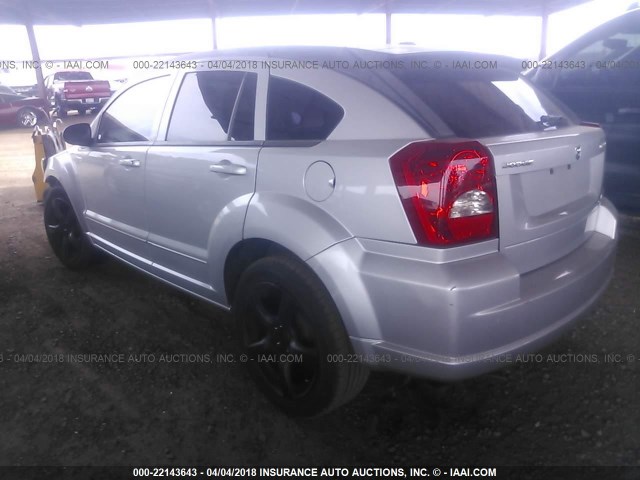 1B3HB48A89D206837 - 2009 DODGE CALIBER SXT SILVER photo 3