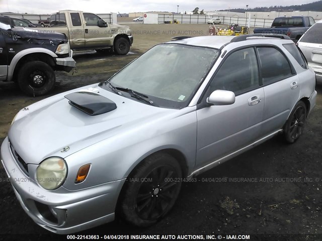 JF1GG29603G805415 - 2003 SUBARU IMPREZA WRX SILVER photo 2