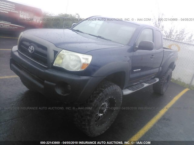 5TEUU42N68Z531155 - 2008 TOYOTA TACOMA ACCESS CAB Blau Foto 2