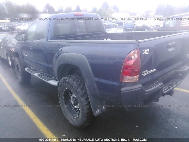 5TEUU42N68Z531155 - 2008 TOYOTA TACOMA ACCESS CAB Blau Foto 3