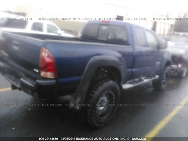 5TEUU42N68Z531155 - 2008 TOYOTA TACOMA ACCESS CAB Blau Foto 4