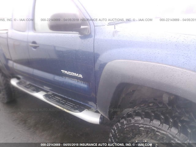 5TEUU42N68Z531155 - 2008 TOYOTA TACOMA ACCESS CAB Blau Foto 6