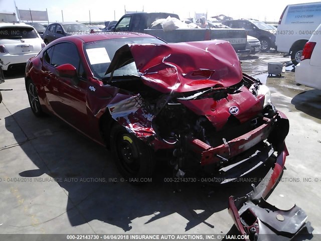 JF1ZNAA18D2724962 - 2013 TOYOTA SCION FR-S RED photo 1