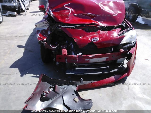 JF1ZNAA18D2724962 - 2013 TOYOTA SCION FR-S წითელი ფოტო 6
