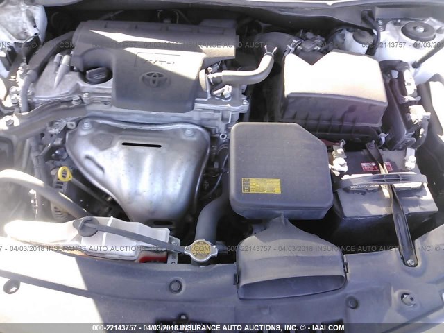 4T1BF1FK7CU142585 - 2012 TOYOTA CAMRY SE/LE/XLE WHITE photo 10