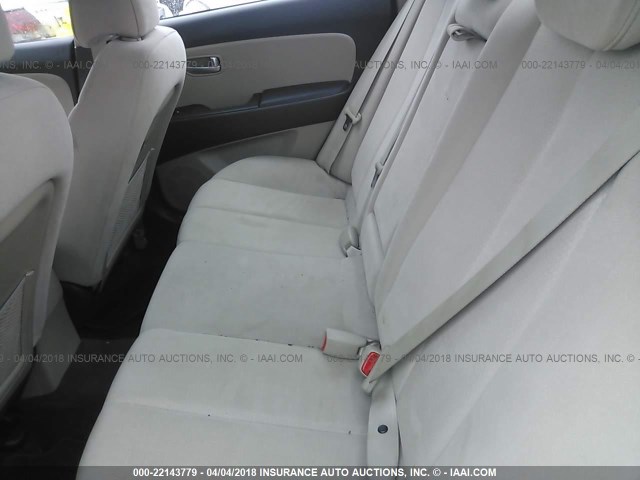 KMHDU46D79U752058 - 2009 HYUNDAI ELANTRA GLS/SE BEIGE photo 8