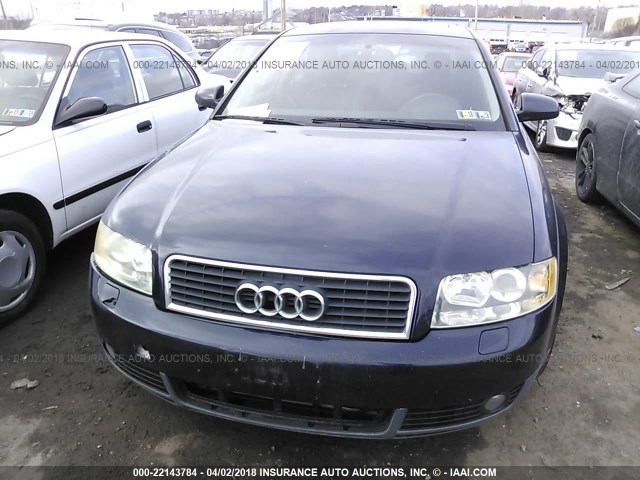 WAUJT68E82A273132 - 2002 AUDI A4 3.0 Dark Blue photo 6