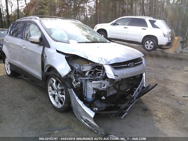 1FMCU0J93EUA58811 - 2014 FORD ESCAPE TITANIUM SILVER photo 1