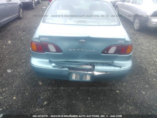 1NXBR12E8XZ175835 - 1999 TOYOTA COROLLA VE/CE/LE 蓝色 照片 6