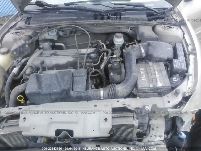 1G1JF52F857108536 - 2005 CHEVROLET CAVALIER LS GOLD photo 10