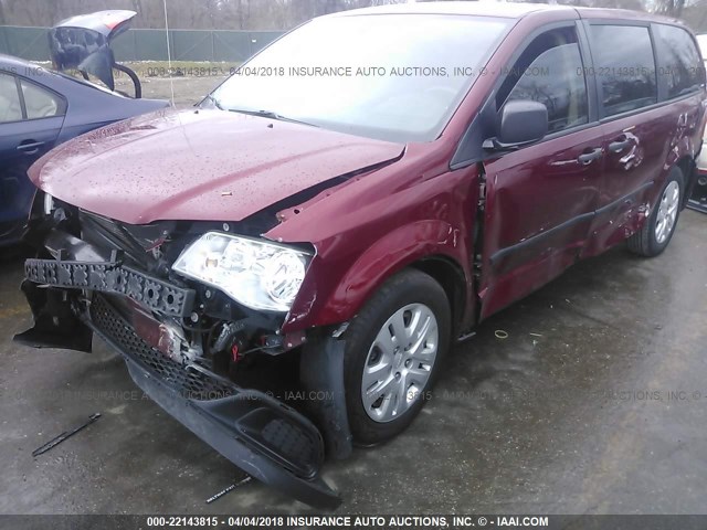 2C4RDGBG9ER129334 - 2014 DODGE GRAND CARAVAN SE BURGUNDY photo 6