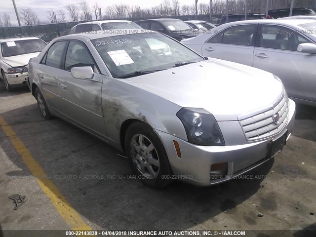 1G6DM57T370196905 - 2007 CADILLAC CTS SILVER photo 1