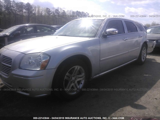 2D4FV47V66H479228 - 2006 DODGE MAGNUM SXT SILVER photo 2