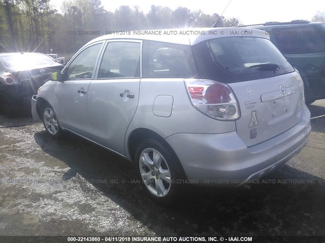 2T1KR32E07C662119 - 2007 TOYOTA COROLLA MATRIX XR SILVER photo 3