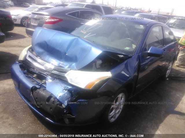 1FAHP33N68W233807 - 2008 FORD FOCUS SE/SEL/SES BLUE photo 2