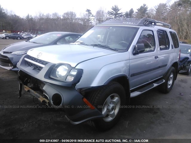 5N1ED28Y33C658328 - 2003 NISSAN XTERRA XE/SE SILVER photo 2