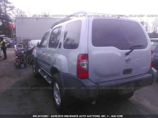 5N1ED28Y33C658328 - 2003 NISSAN XTERRA XE/SE SILVER photo 3