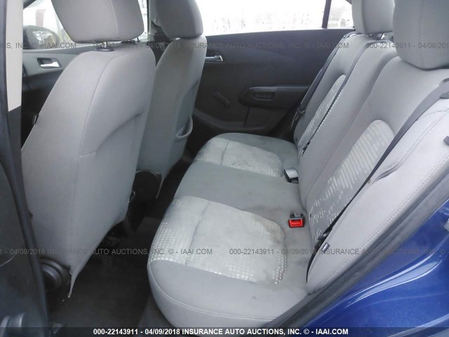 1G1JA5SH5C4190983 - 2012 CHEVROLET SONIC LS 蓝色 照片 8