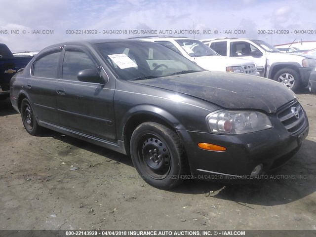 JN1DA31D82T407411 - 2002 NISSAN MAXIMA GLE/GXE/SE GRAY photo 1