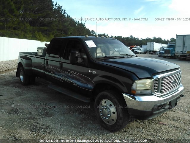 1FDXW46F12EB10766 - 2002 FORD F450 SUPER DUTY BLUE photo 1