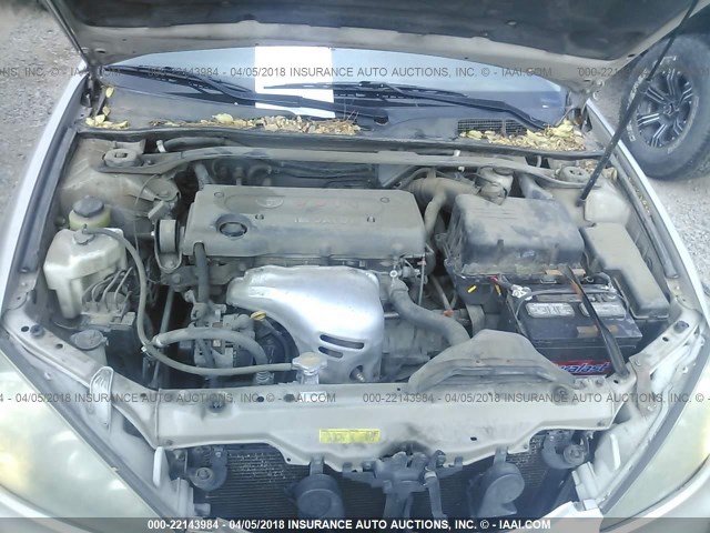 4T1BE32KX5U540767 - 2005 TOYOTA CAMRY LE/XLE/SE GOLD photo 10