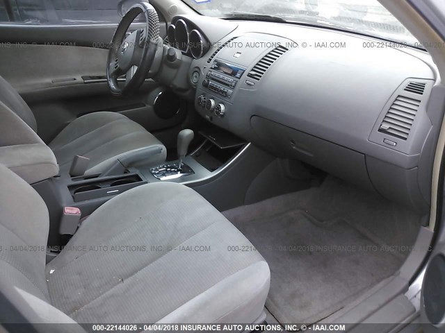 1N4AL11D96N313083 - 2006 NISSAN ALTIMA S/SL SILVER photo 5