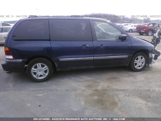 2FMZA52462BA12894 - 2002 FORD WINDSTAR SE BLUE photo 4