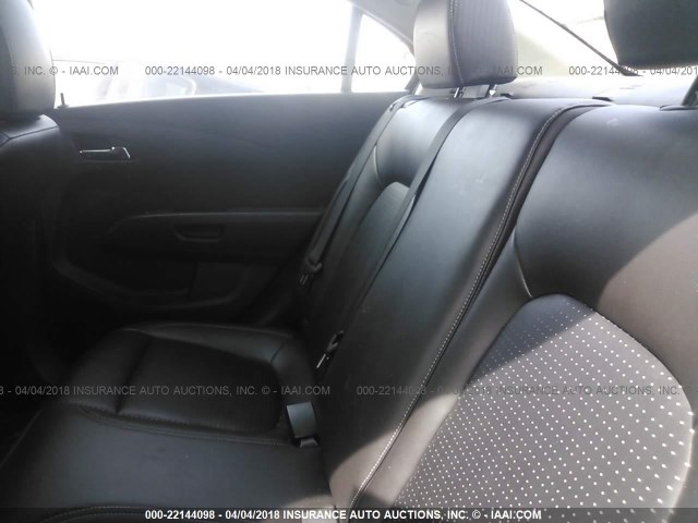 1G1JE5SB9F4203366 - 2015 CHEVROLET SONIC LTZ GRAY photo 8