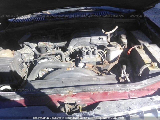 1FMZU73K24UA92983 - 2004 FORD EXPLORER XLT/XLT SPORT/NBX MAROON photo 10