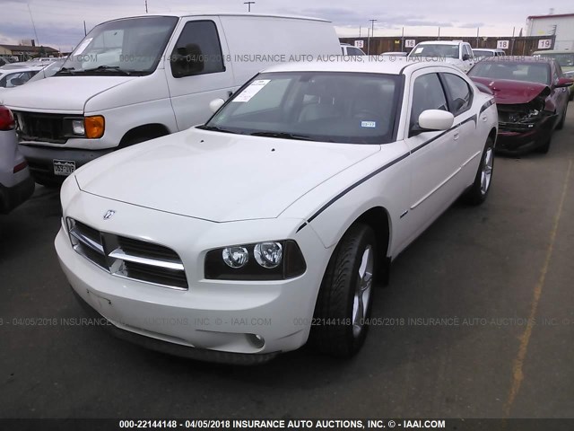 2B3LK53H77H823151 - 2007 DODGE CHARGER R/T WHITE photo 6