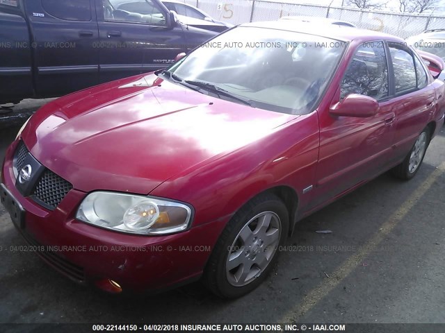 3N1CB51D86L566895 - 2006 NISSAN SENTRA 1.8/1.8S RED photo 2