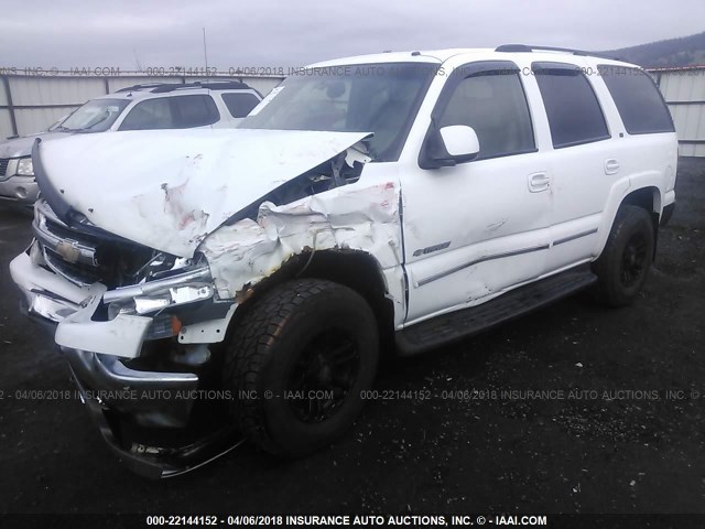 1GNEK13Z63J226758 - 2003 CHEVROLET TAHOE K1500 WHITE photo 2