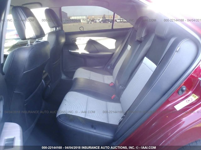 4T1BF1FK1DU699591 - 2013 TOYOTA CAMRY L/SE/LE/XLE წითელი ფოტო 8