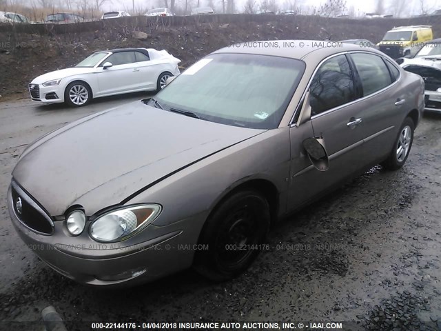 2G4WC582561147492 - 2006 BUICK LACROSSE CX TAN photo 2