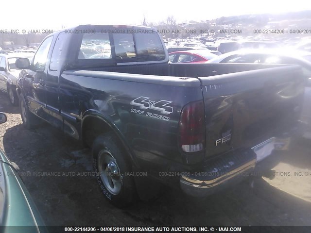 1FTDX1865VKA15777 - 1997 FORD F150 BLACK photo 3