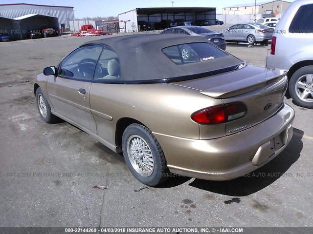 4G1JF32T1WB900096 - 1998 CHEVROLET CAVALIER Z24 GOLD photo 3