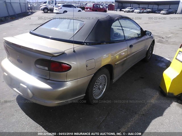 4G1JF32T1WB900096 - 1998 CHEVROLET CAVALIER Z24 GOLD photo 4