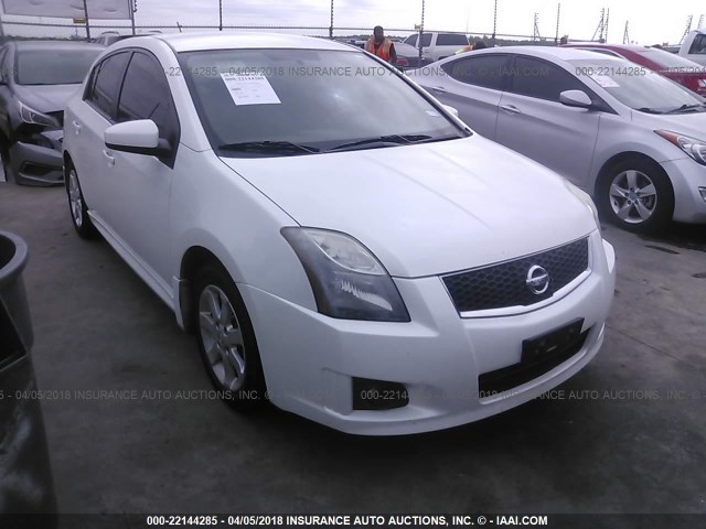 3N1AB6AP3BL605538 - 2011 NISSAN SENTRA 2.0/2.0S/SR/2.0SL WHITE photo 1