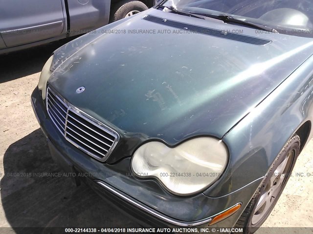 WDBRF61JX1F116741 - 2001 MERCEDES-BENZ C 240 GREEN photo 10