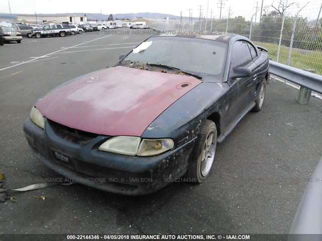 1FALP42T6SF143547 - 1995 FORD MUSTANG GT/GTS GREEN photo 2