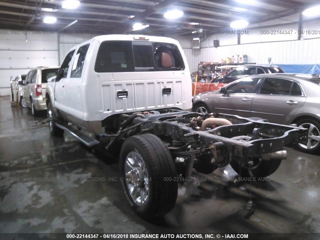 1FT8W3BT7CEB78554 - 2012 FORD F350 SUPER DUTY WHITE photo 3