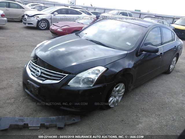 1N4AL2AP8CN530720 - 2012 NISSAN ALTIMA S BLACK photo 2